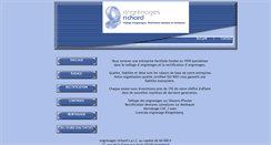 Desktop Screenshot of engrenages-richard.com