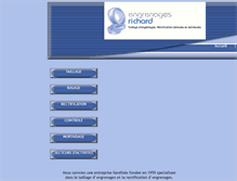 Tablet Screenshot of engrenages-richard.com